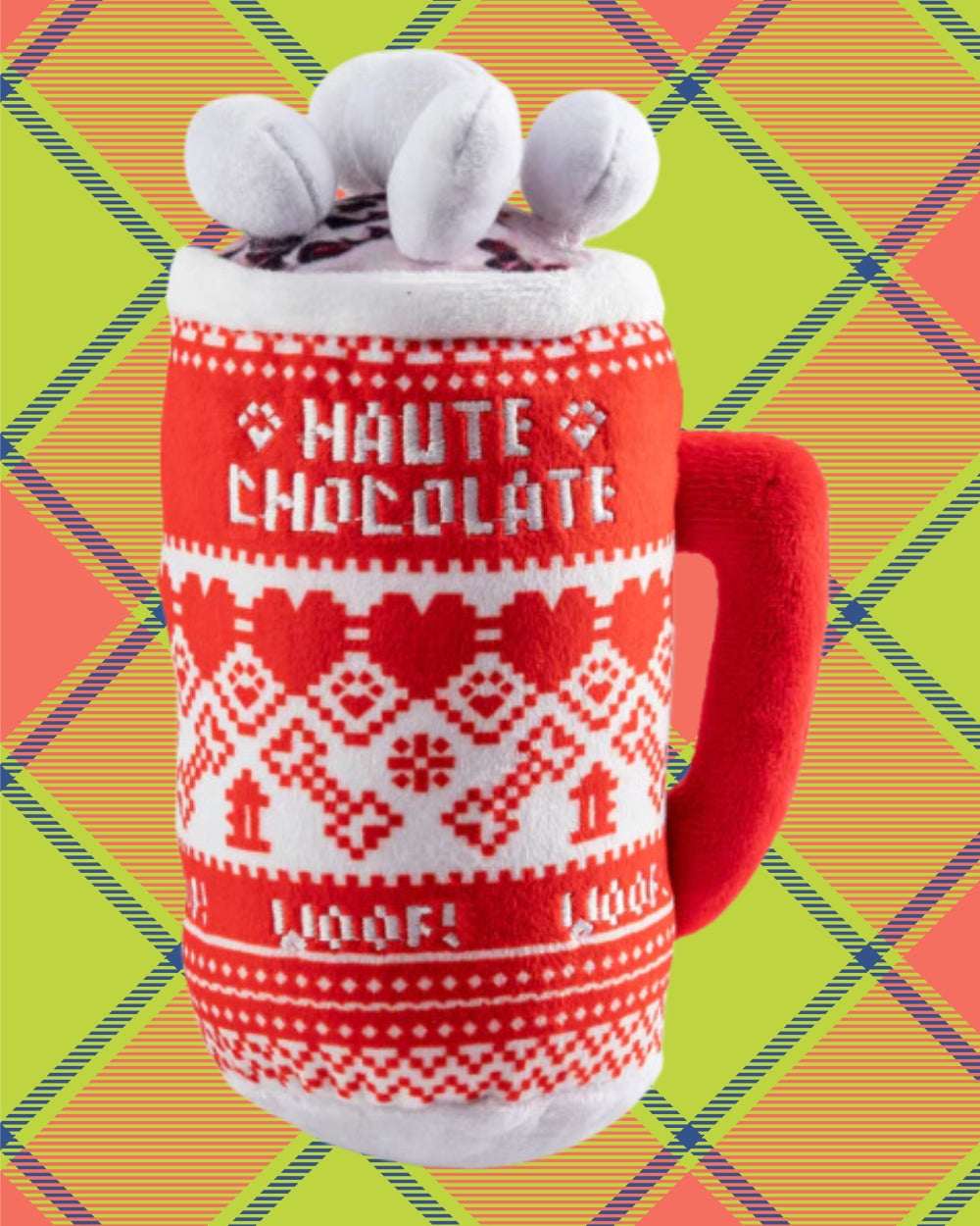 Haute Chocolate - Christmas Holiday Plush Dog Toy Haute Diggity Dog
