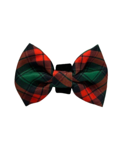 Pablo and Co Winston Plaid Dog Bow Tie