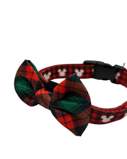 Pablo and Co Winston Plaid Dog Bow Tie