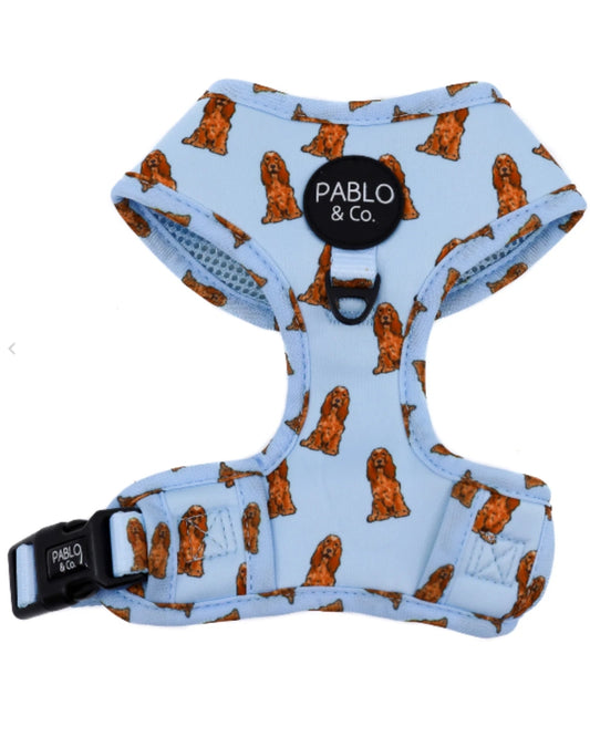 Pablo and Co Cocker Spaniel Adjustable Dog Harness