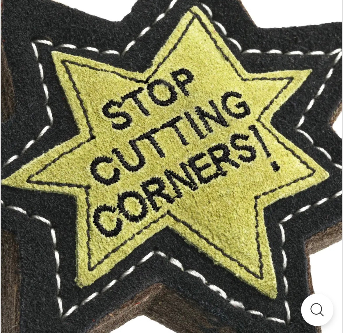 Stop Cutting Corners, Eco Dog Toy