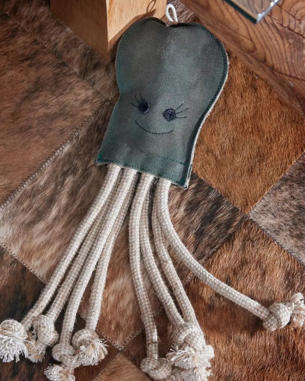 Olive the Octopus, Eco dog toy - Green and Wilds