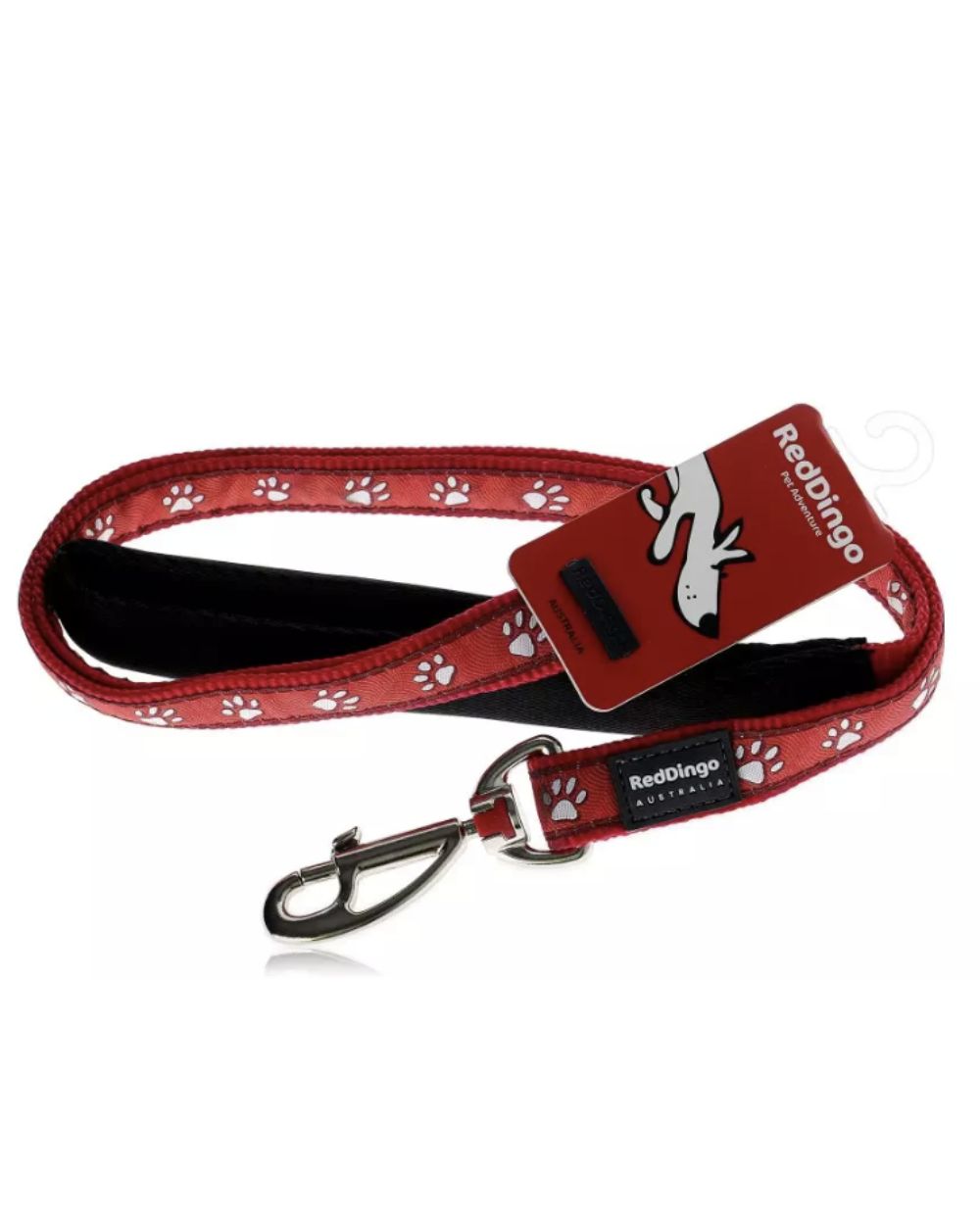 Red Dingo Paws Dog Red Lead Leash