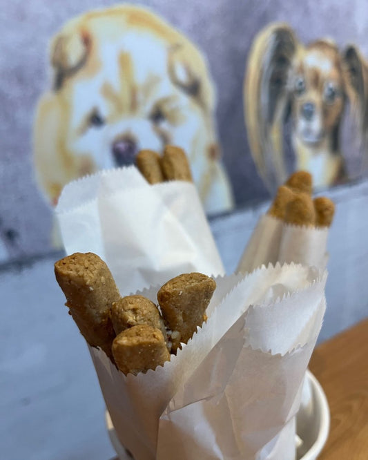 Baked Dog Treats Parmesan Churros