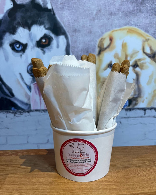 Baked Dog Treats Parmesan Churros