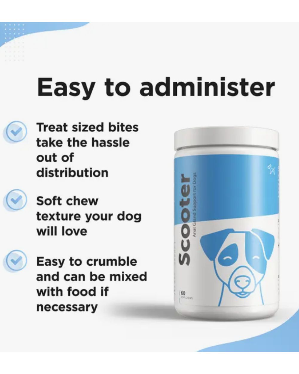 SCOOTER – Anal Gland Supplement for Dogs and Puppies