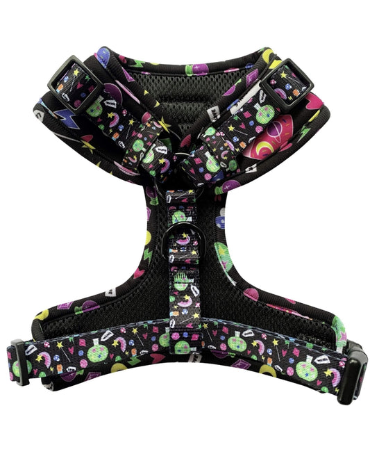 Black Magic Adjustable Dog Harness