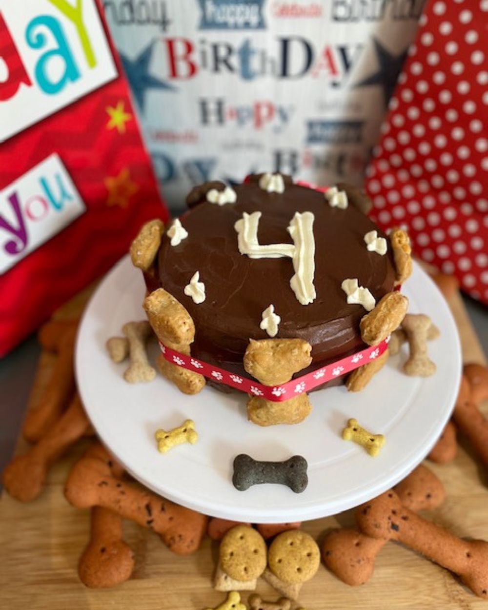 Our Famous Birthday Dog cake